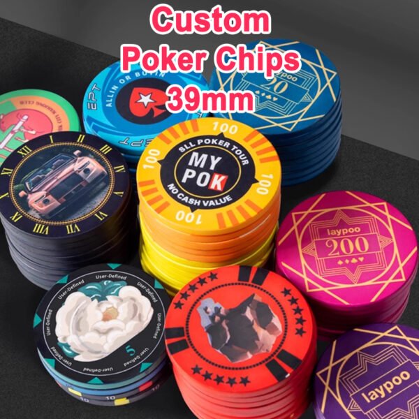 39MM-CUSTOMIZED CERAMIC CHIPS